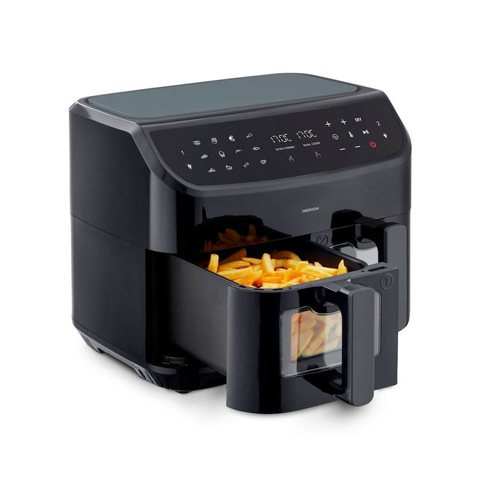EAN 4061275214840 - MEDION LIFE P20 Doble 8,7 L 2600 W Freidora de aire caliente Negro imagen 1