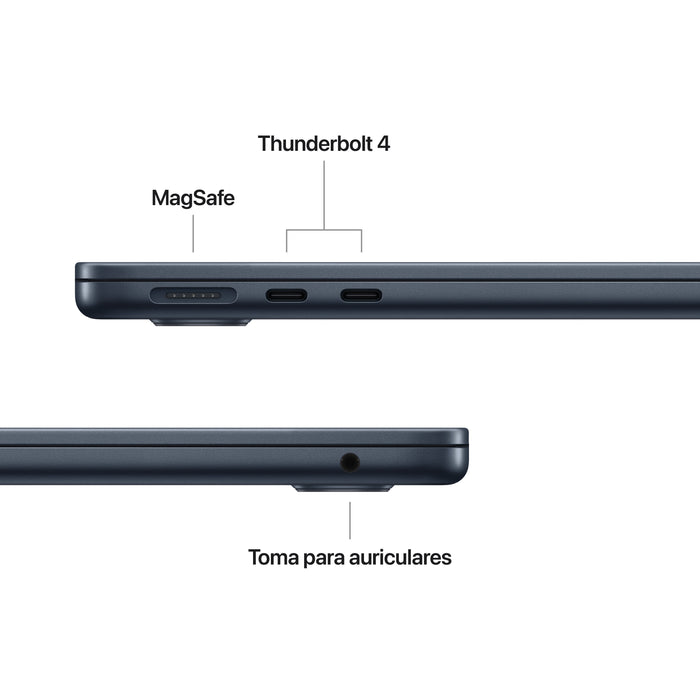 EAN 0195949889943 - Apple MacBook Air Apple M M4 Portátil 34,5 cm (13.6") 24 GB 512 GB SSD Wi-Fi 6E (802.11ax) macOS Sequoia  imagen 7
