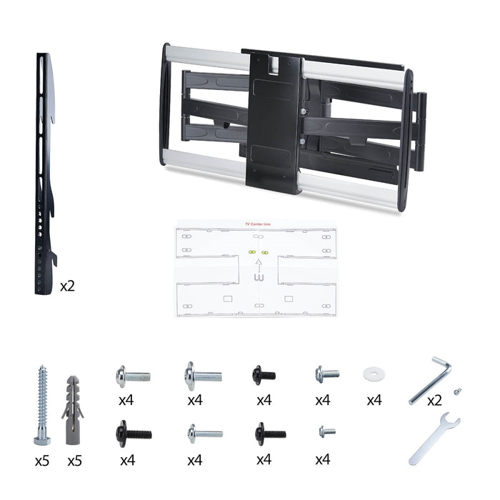 EAN 65030920049 - StarTech.com 65SAP2-TV-WALL-MOUNT soporte para TV 165,1 cm (65") Negro, Plata imagen 8