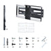 EAN 65030920049 - StarTech.com 65SAP2-TV-WALL-MOUNT soporte para TV 165,1 cm (65") Negro, Plata imagen 8