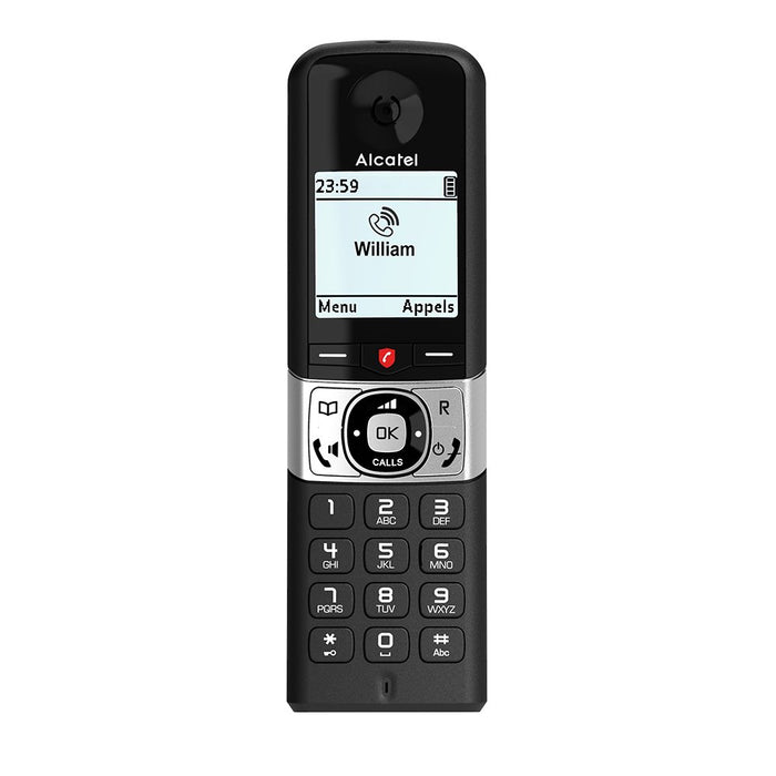 EAN 3700601422863 - Alcatel F890 Voice Duo zwart Teléfono DECT Identificador de llamadas Negro, Plata imagen 7