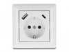 EAN 4043619114993 - DeLOCK 11499 toma de corriente Type F + USB A + USB C Blanco imagen 1