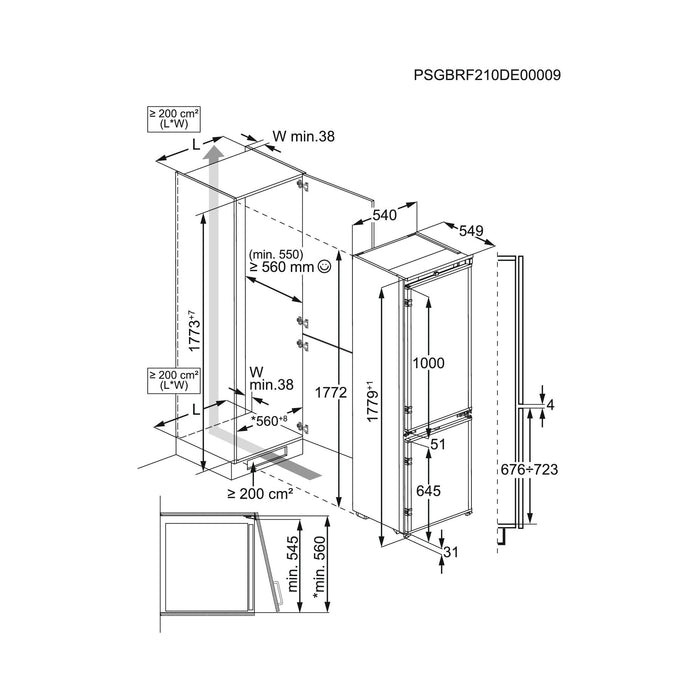 EAN 7333394012612 - Electrolux LNT6NE18S Integrado 257 L Blanco imagen 26