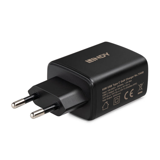 EAN 4002888734486 - Lindy 73448 cargador de dispositivo móvil Universal Negro Corriente alterna Carga rápida Interior imagen 2
