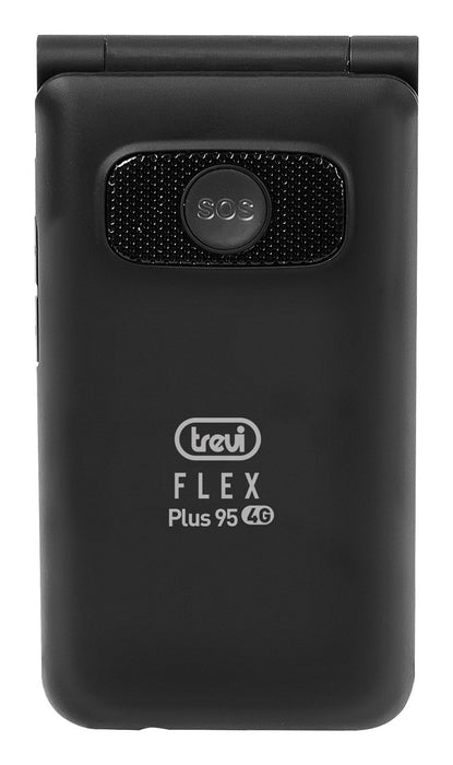 EAN 8011000042435 - Trevi FLEX PLUS 95 4G 7,11 cm (2.8") 210 g Negro Teléfono para personas mayores imagen 3