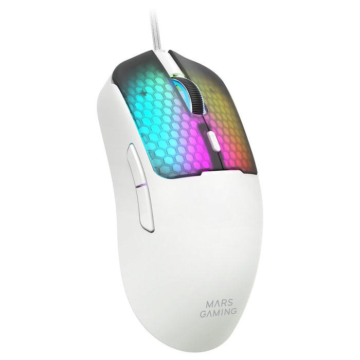 EAN 8435693114307 - Mars Gaming MMVIPERW ratón Juego mano derecha USB Type-A + USB Type-C Óptico 12800 DPI imagen 5