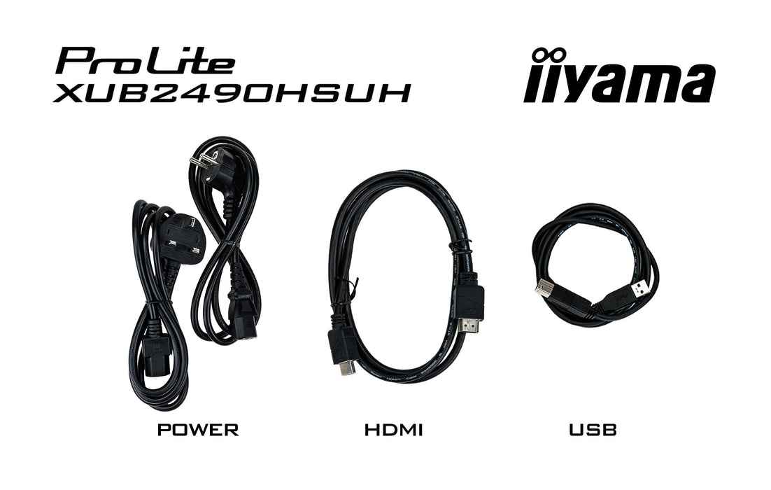 EAN 4948570125517 - iiyama XUB2490HSUH-B2 pantalla para PC 60,5 cm (23.8") 1920 x 1080 Pixeles Full HD LED Negro imagen 19