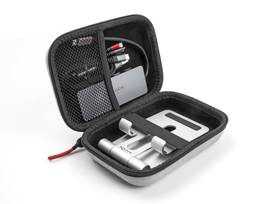 EAN 4043619184460 - DeLOCK 18446 caja para equipo Portaaccesorios de viaje rígido Gris imagen 3