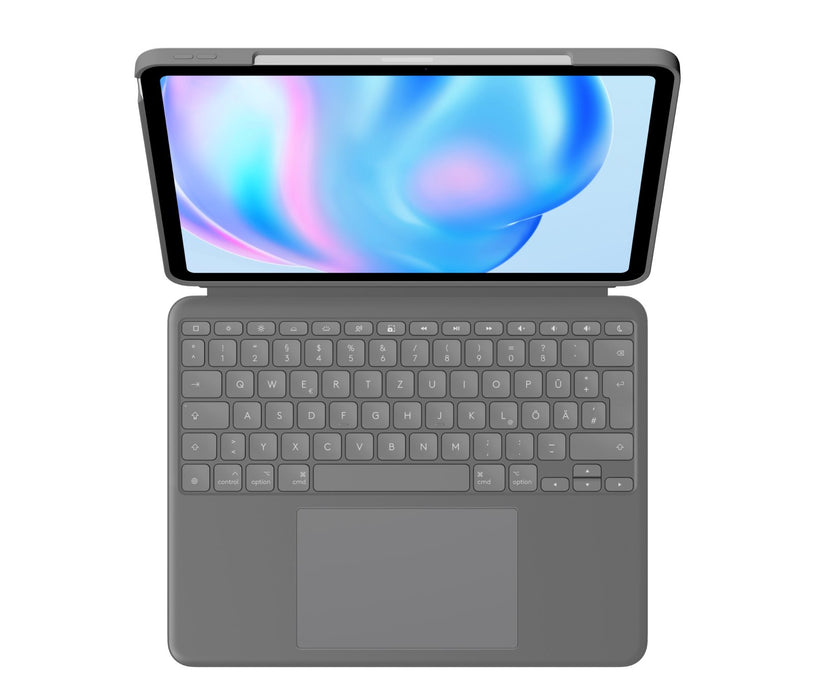 EAN 5099206121904 - Logitech Combo Touch QWERTZ Alemán Smart Connector Gris imagen 2
