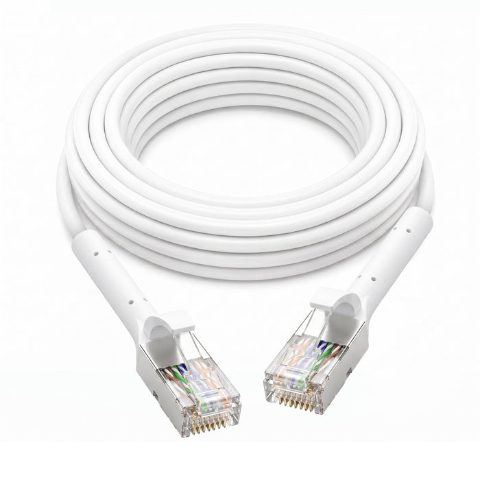 EAN 5906168638985 - Extralink Kat.6A U/FTP 2m 1Gbps Biały | Patchcord LAN | Miedź Kabel sieciowy skrętka, łamana końcówka (EX imagen 6