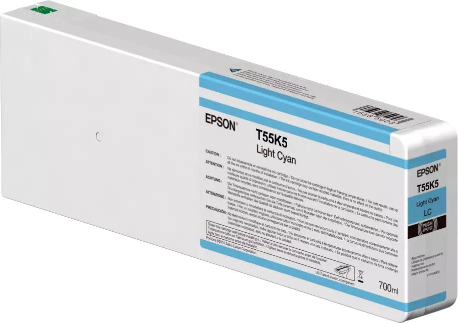 EAN 0010343976702 - Epson T55K500 cartucho de tinta 1 pieza(s) Original Cian claro imagen 1