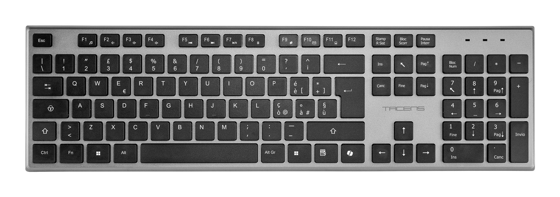 EAN 8435693112129 - Tacens 6ZENITHIT teclado Ratón incluido Hogar / Oficina RF inalámbrico QWERTY Italiano Gris imagen 7