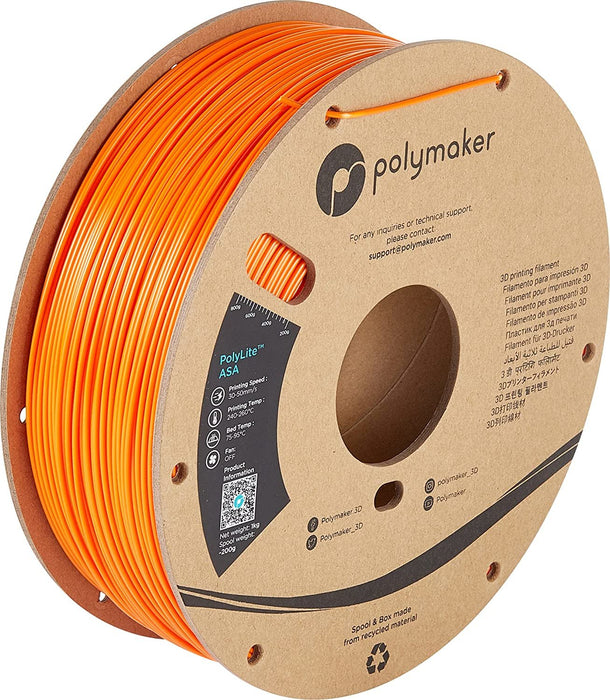 EAN 6938936710004 - Polymaker PF01007 material de impresión 3d Acrilonitrilo estireno acrilato (ASA) Naranja 1 kg imagen 1