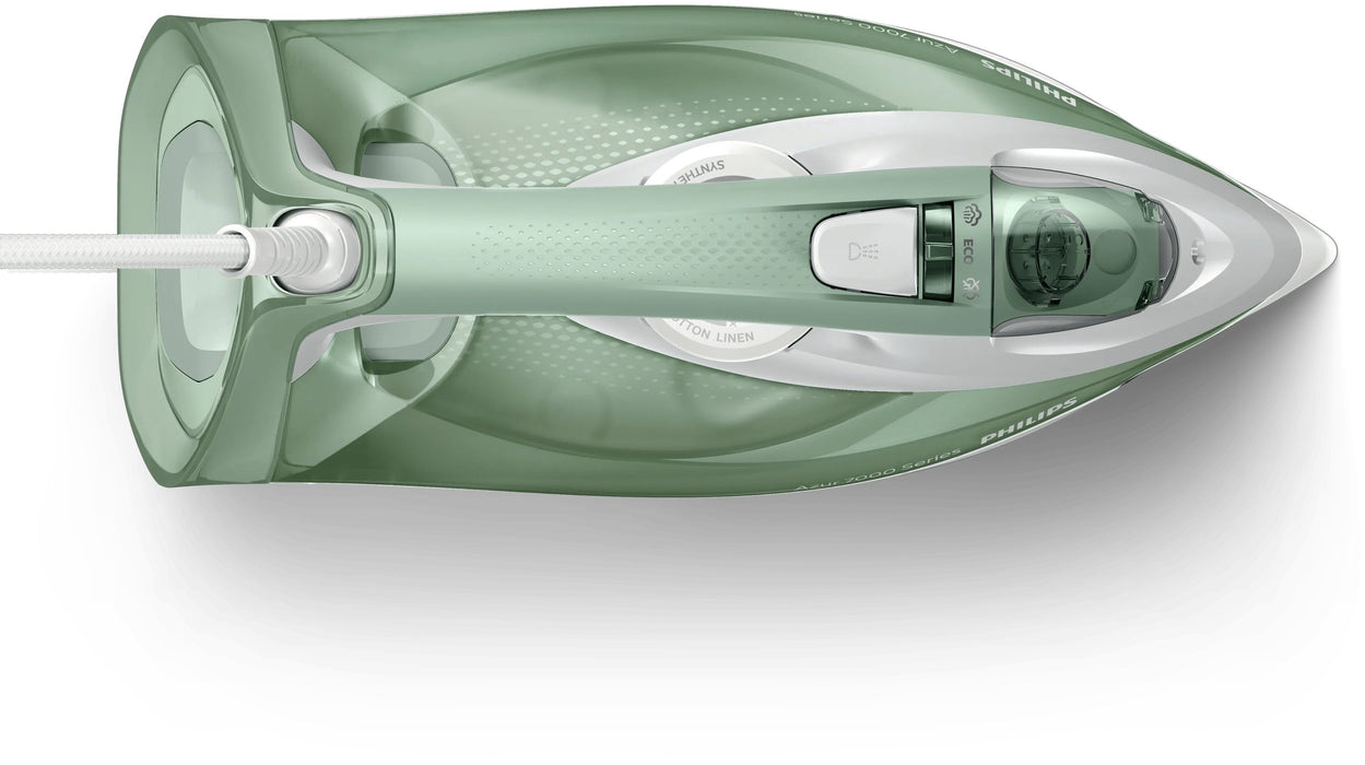 EAN 8720389015953 - Philips 7000 series DST7012/70 plancha Plancha a vapor Suela SteamGlide Plus 2600 W Verde, Gris imagen 2