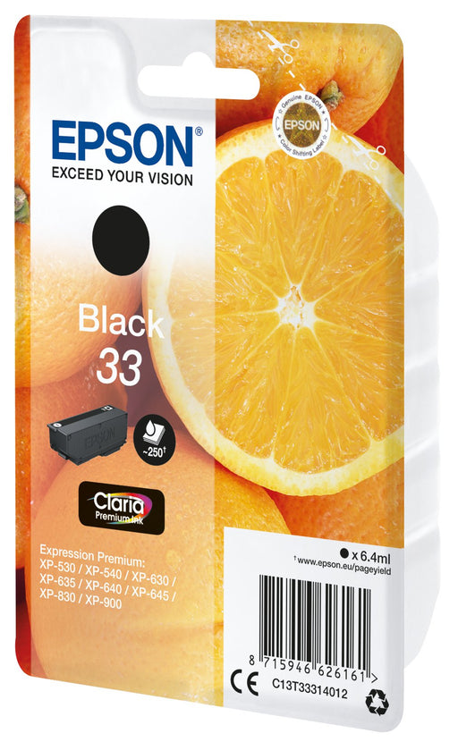 EAN 8715946626178 - Epson Oranges C13T33314022 cartucho de tinta 1 pieza(s) Original Negro imagen 2