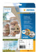 EAN 4008705107556 - HERMA 10755 etiqueta autoadhesiva Rectángulo Permanente Marrón 160 pieza(s) imagen 1
