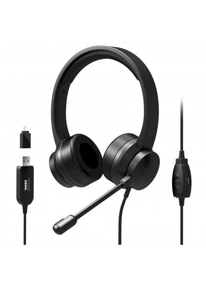 EAN 3567049016050 - Port Designs 901605 auricular y casco Auriculares Alámbrico Diadema USB tipo A Negro imagen 1