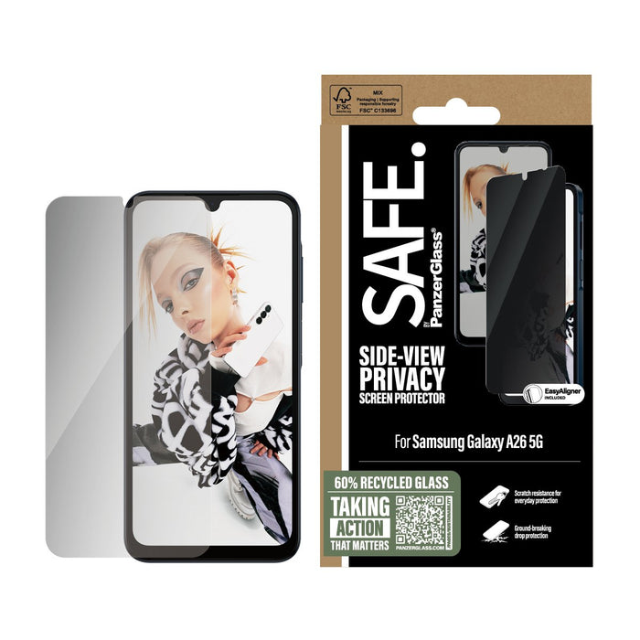 EAN 5715685017711 - PanzerGlass SAFE. by ® Privacy Screen Protector Samsung Galaxy A26 5G | Ultra-Wide Fit w. EasyAligner Pro imagen 2