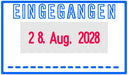 EAN 0190084413497 - Trodat 141349 sello comercial Autoentintado Sello de texto/fecha Caucho imagen 5