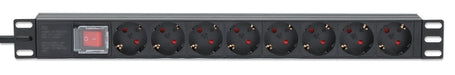 EAN 0766623715126 - Intellinet 715126 unidad de distribución de energía (PDU) 8 salidas AC 1U Aluminio imagen 3