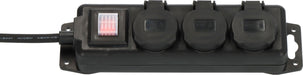 EAN 4007123684328 - Brennenstuhl 1159950013 base múltiple 2 m 3 salidas AC Interior / exterior Negro imagen 1