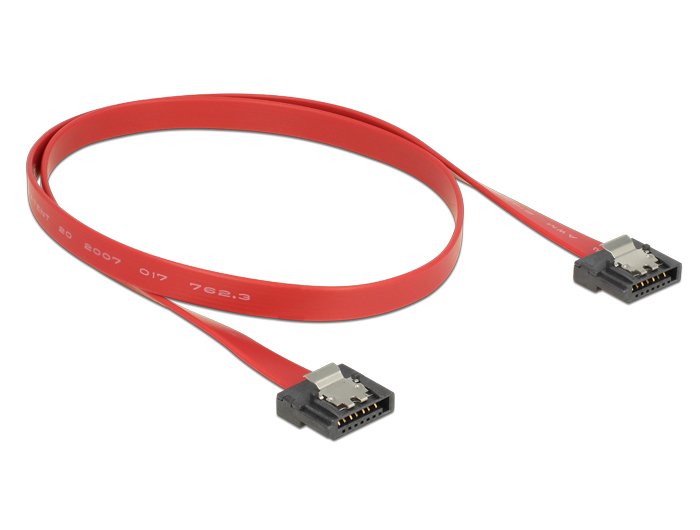EAN 4043619838356 - DeLOCK 0.5m SATA III cable de SATA 0,5 m SATA 7-pin Rojo imagen 2