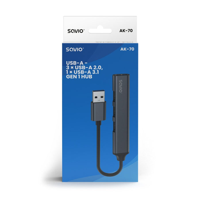 EAN 5901986048480 - Savio AK-70 hub de interfaz imagen 6