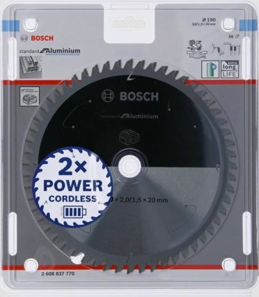EAN 3165140958912 - Bosch 2 608 837 770 hoja de sierra circular 19 cm 1 pieza(s) imagen 2