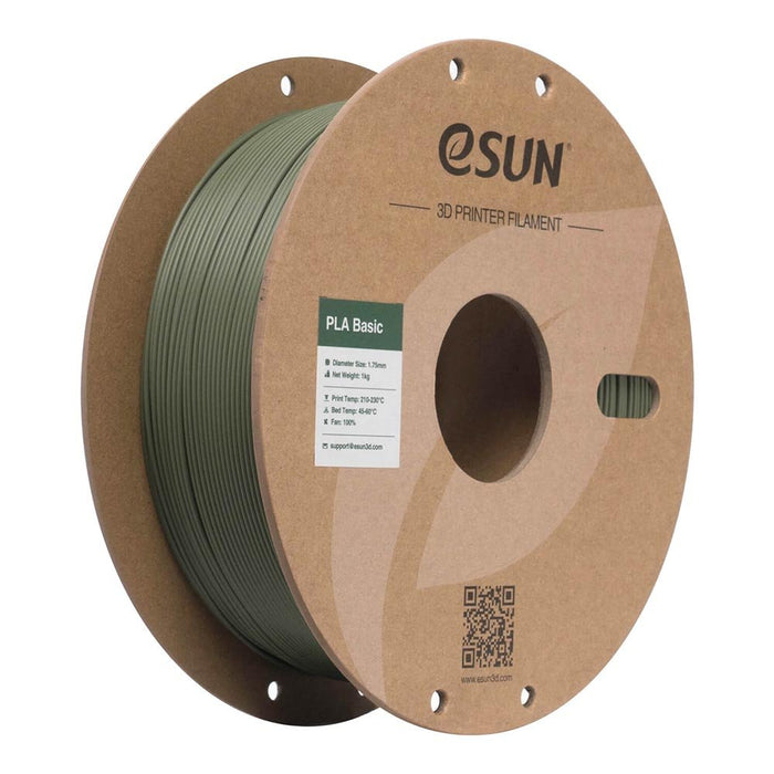 EAN 6922572221703 - eSUN PLA-BASIC175O-OG1Y1 material de impresión 3d Ácido poliláctico (PLA) Oliva 1 kg imagen 1