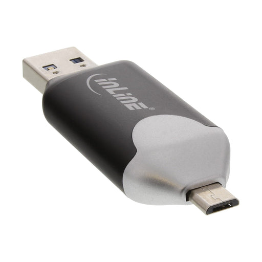 EAN 4043718232321 - InLine 66779C lector de tarjeta USB/Micro-USB Negro imagen 2