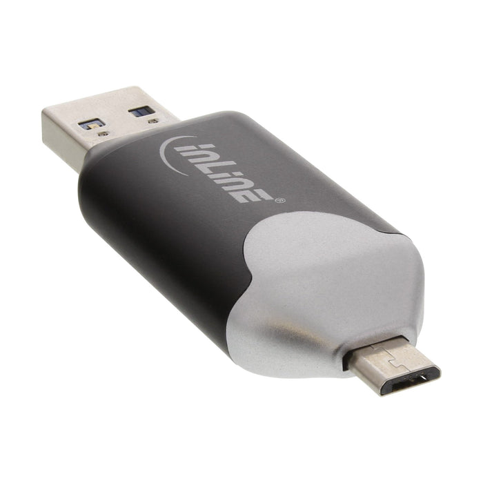 EAN 4043718232321 - InLine 66779C lector de tarjeta USB/Micro-USB Negro imagen 2