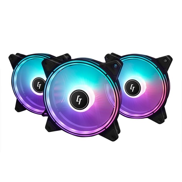 EAN 0753263077608 - Chieftec Chieftronic Nova Set Ventilador 12 cm Negro 3 pieza(s) imagen 1
