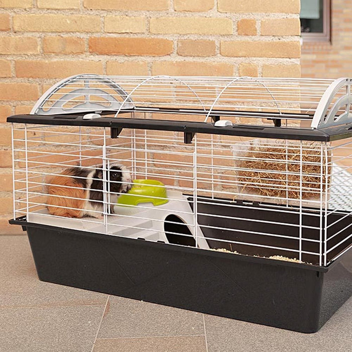 EAN 8010690206363 - Ferplast Casita 80 Cobaya Negro, Blanco imagen 2