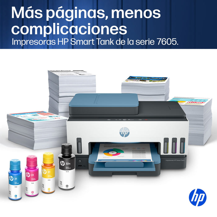 EAN 5715328197367 - HP Smart Tank 7605 All-in-One Printer Inyección de tinta térmica A4 4800 x 1200 DPI 15 ppm Wifi imagen 7