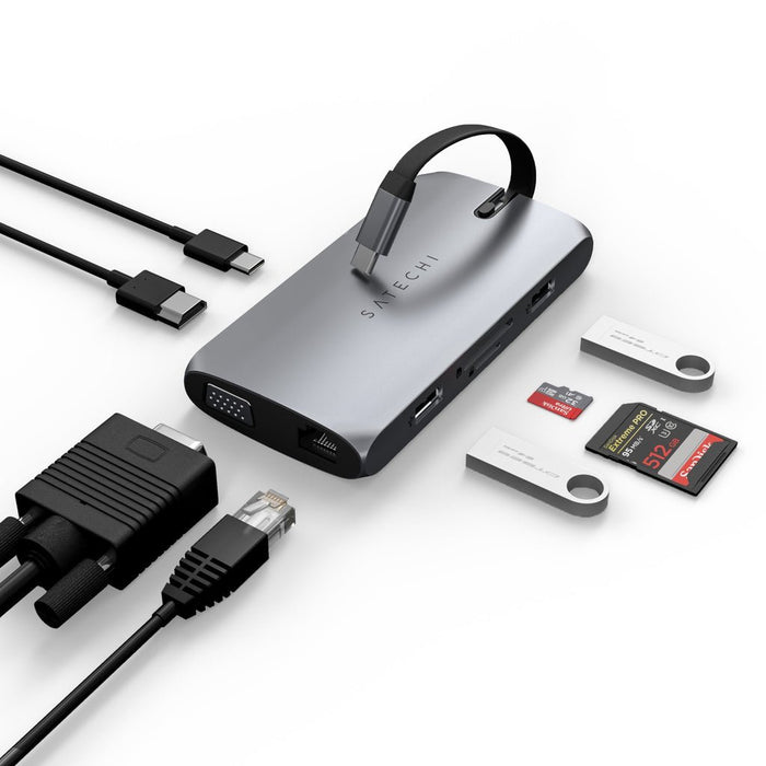 EAN 879961009410 - Satechi ST-UCMBAM base para portátil y replicador de puertos USB 2.0 Type-C Negro, Plata imagen 4
