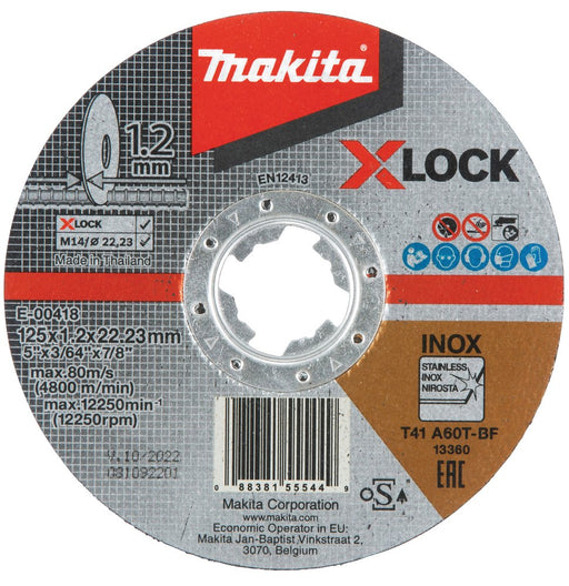 EAN 0088381555449 - Makita E-00418 accesorio para amoladora angular Corte del disco imagen 1