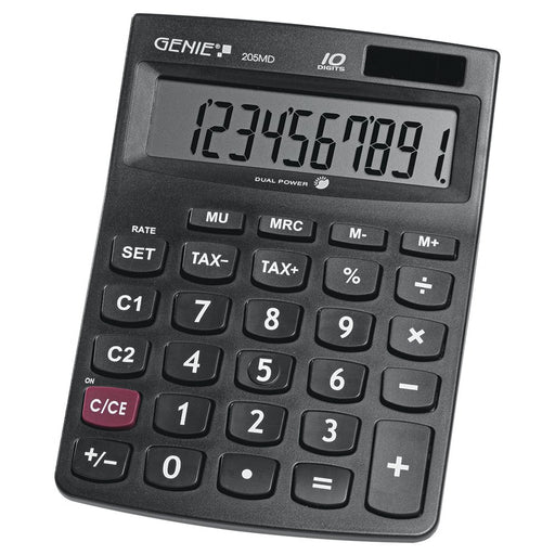 EAN 4015468120302 - Genie 205 MD calculadora Escritorio Calculadora básica Negro imagen 1