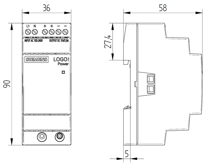 EAN 4025515154822 - Siemens 6EP3321-6SB10-0AY0 adaptador e inversor de corriente Interior Multicolor imagen 7