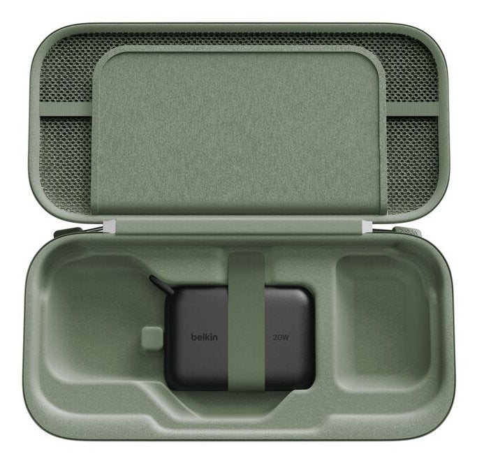 EAN 745883929474 - Belkin ENA001hqSE-V2 Estuche de viaje Nintendo Malla, Poliéster, Terciopelo Verde imagen 3