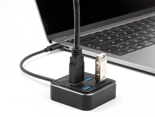 EAN 4043619641918 - DeLOCK 64191 hub de interfaz USB 3.2 Gen 2 (3.1 Gen 2) Type-C 10000 Mbit/s Negro imagen 2