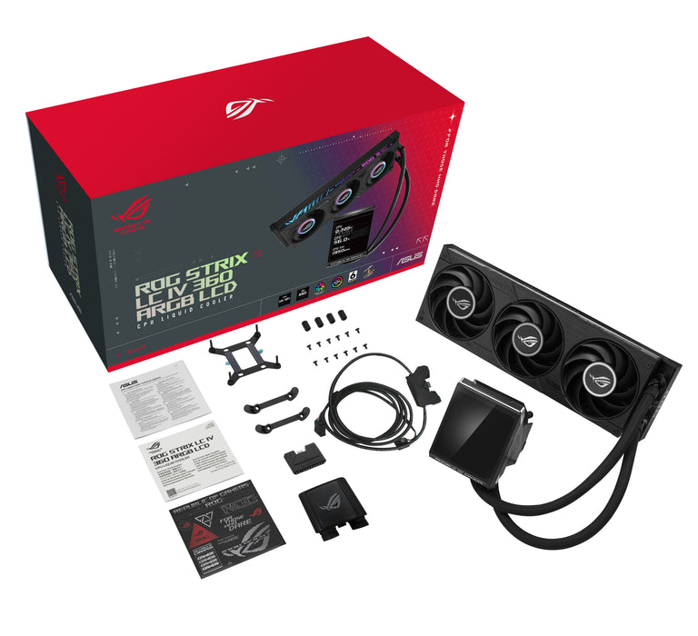 EAN 4711636385961 - ASUS ROG Strix LC IV 360 ARGB LCD Procesador Kit de refrigeración líquida 12 cm Negro imagen 19