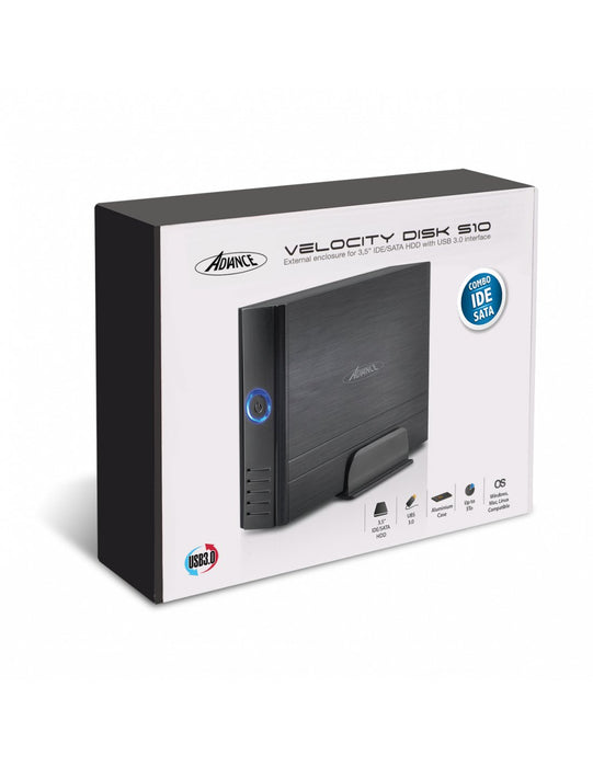 EAN 3700104431584 - ADVANCE BX-310U3SI caja para disco duro externo Caja de disco duro (HDD) Negro 3.5" imagen 3