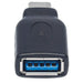 EAN 0766623354646 - Manhattan 354646 cambiador de género para cable USB C USB A Negro imagen 6
