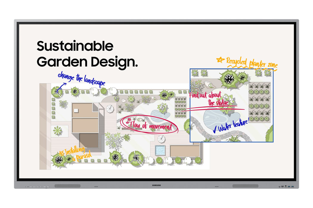 EAN 8806097652939 - Samsung WE65FX pizarra blanca interactiva 165,1 cm (65") 3840 x 2160 Pixeles Gris HDMI imagen 1