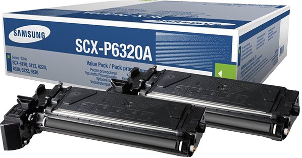 EAN 0192018159761 - Samsung SCX-P6320A 2-pack Black Toner Cartridges cartucho de tóner 2 pieza(s) Original imagen 1