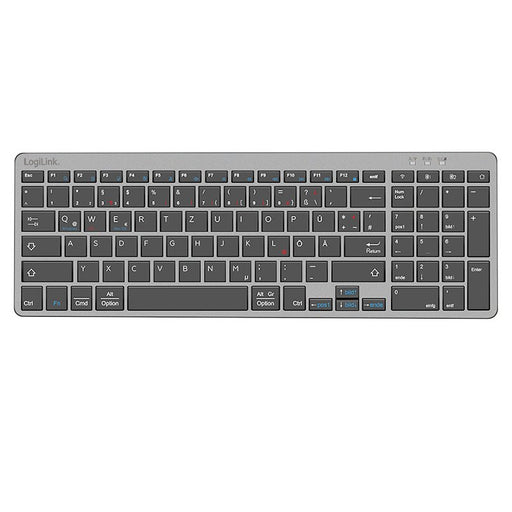 EAN 4052792074703 - LogiLink ID0215 teclado Ratón incluido Hogar / Oficina Bluetooth QWERTZ Alemán Antracita, Gris imagen 2