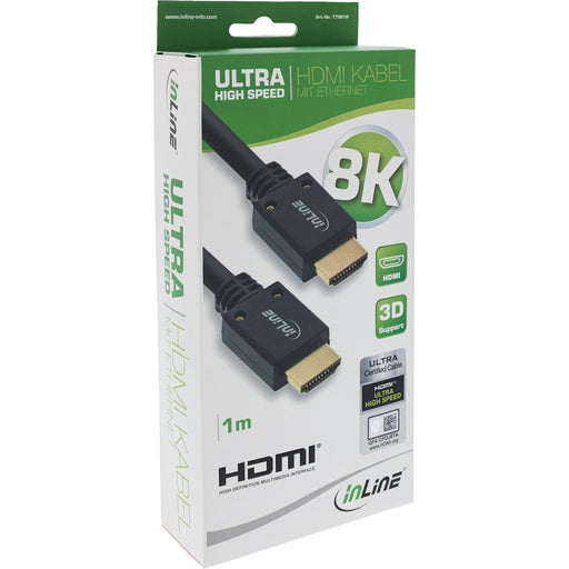 EAN 4043718285242 - InLine 17901P cable HDMI 1 m HDMI tipo A (Estándar) Negro imagen 2