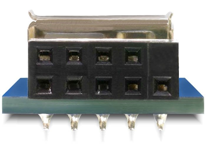 EAN 4043619418206 - DeLOCK 9-pin 2.54 mm/2 x USB 2.0 1 x 9-pin 2.54 mm 2 x USB 2.0-A Negro, Azul, Plata imagen 2