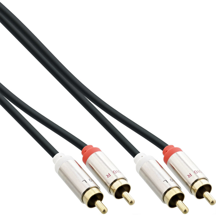 EAN 4043718236008 - InLine 99264 cable de audio 0,5 m 2 x RCA 2 x RCA + USB Negro imagen 1