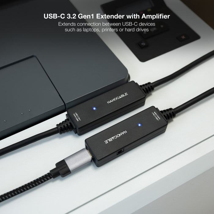 EAN 8433281015340 - Nanocable 10.01.1312 cable USB USB 3.2 Gen 1 (3.1 Gen 1) 10 m USB C Negro imagen 2